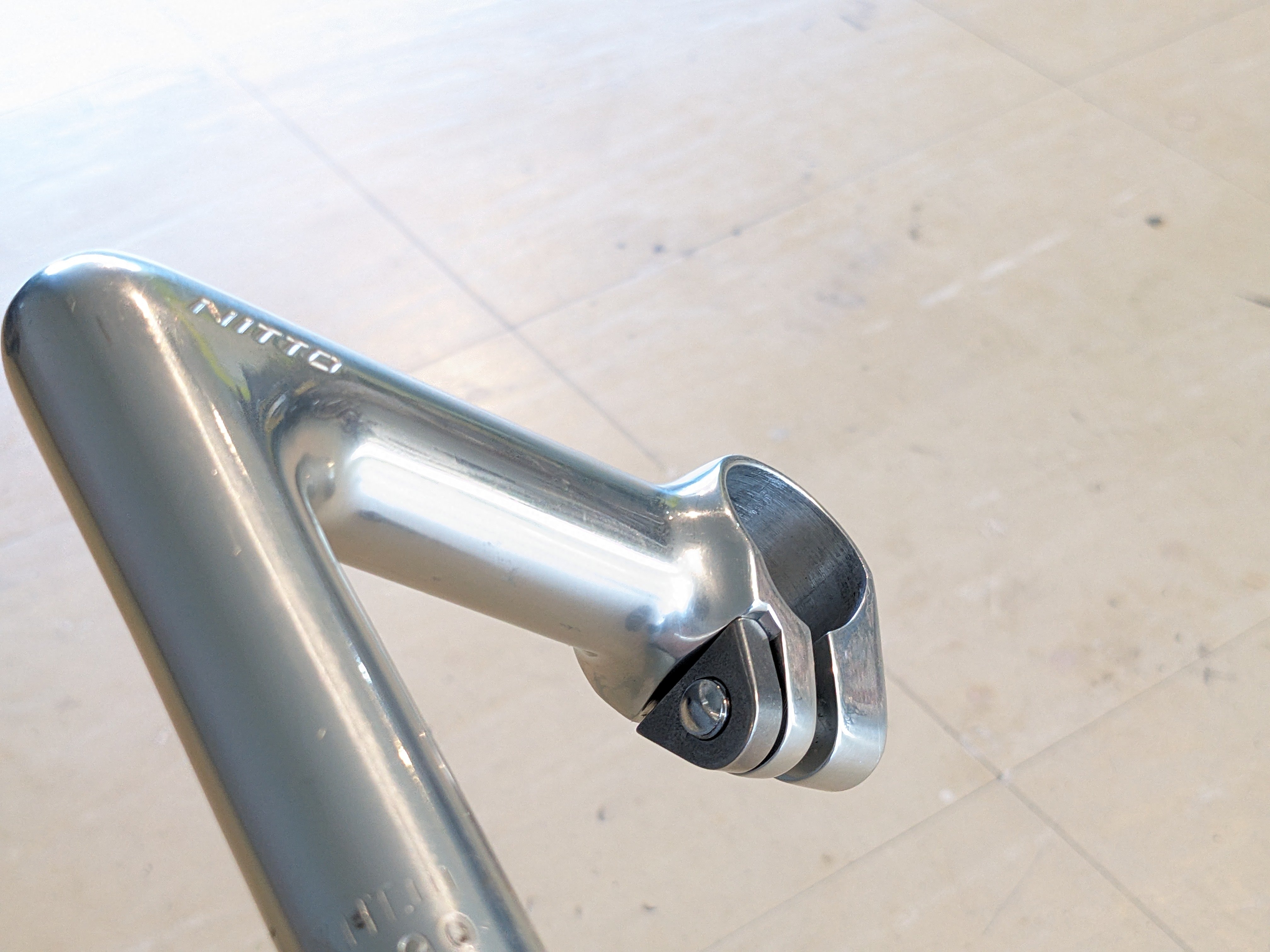 NITTO ステム NP-2 90mm シルバー クランプ径φ25.4mm NITTO ステム NP