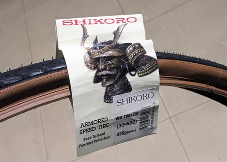 【新品】SOMA SHIKORO タイヤ 700×33c クリンチャー サイドスキン