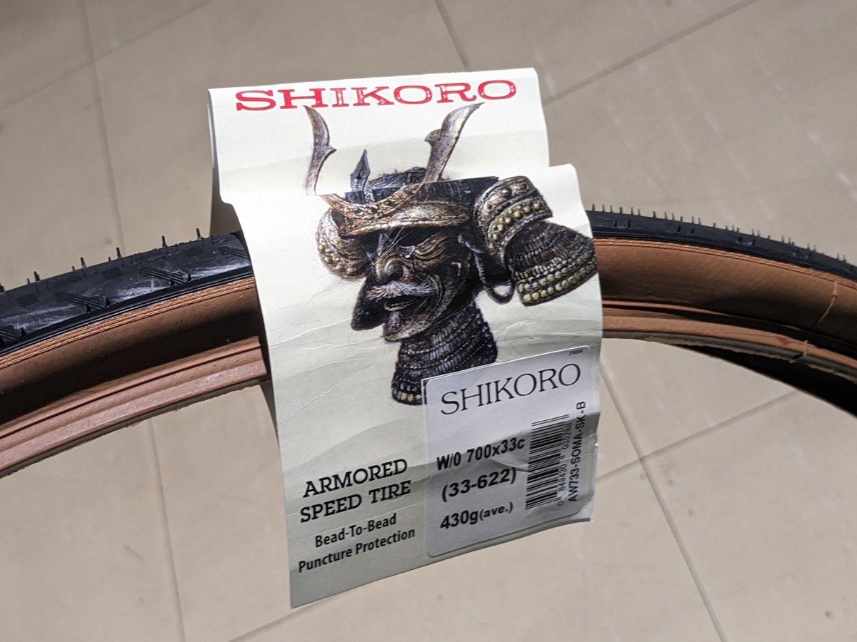 新品】SOMA SHIKORO タイヤ 700×33c クリンチャー サイドスキン | eallo