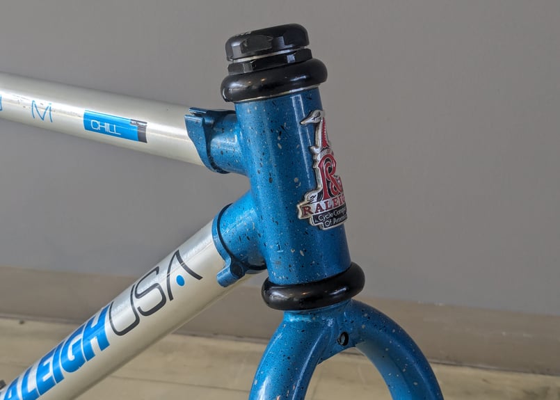 中古】Raleigh USA TECHNIUM CHILL 1990年モデル フレームセット