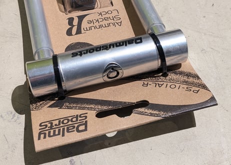 【新品】Palmy Sports Aluminum Shckle Lock R U字ロック シルバー 鍵3個
