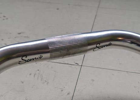 【中古】SOMA 3-SPEED MOUSTACHE BAR ハンドル シルバー