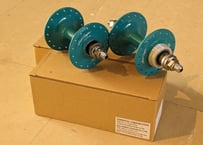 【新品】GRAN COMPE トラックハブ 前後セット 限定カラー ターコイズ 中空シャフト
