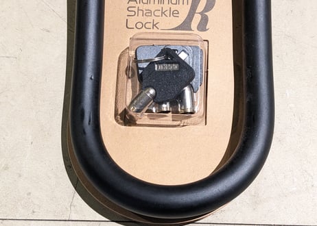 【新品】Palmy Sports Aluminum Shckle Lock R U字ロック ブラック シルバー 鍵3個