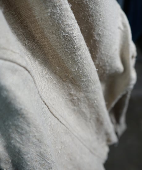 French work-style jacket made of antique linen