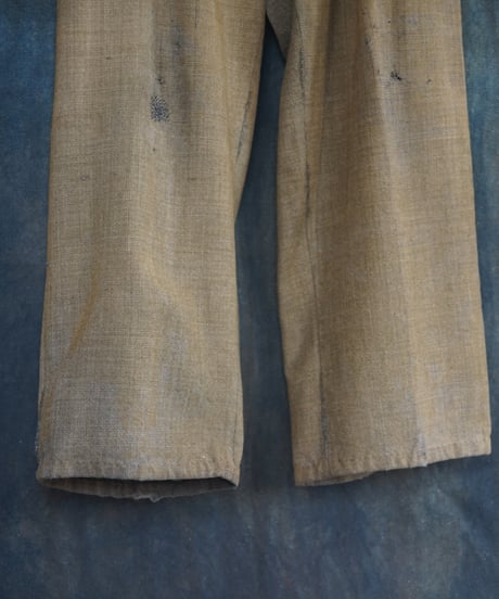 1930~40s French wool×hemp farmers trouser