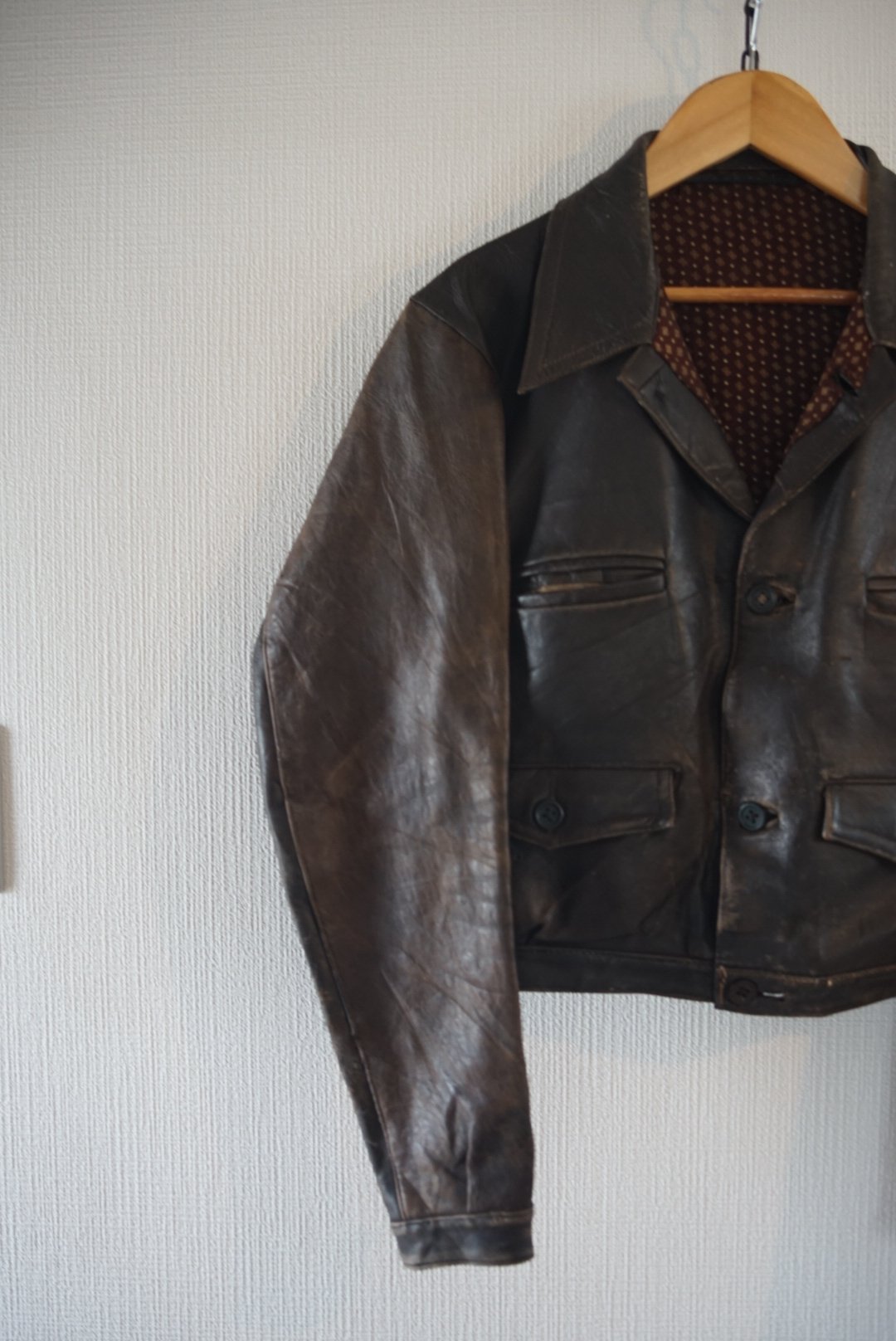 1940s German leather jacket type Hartmann | loz