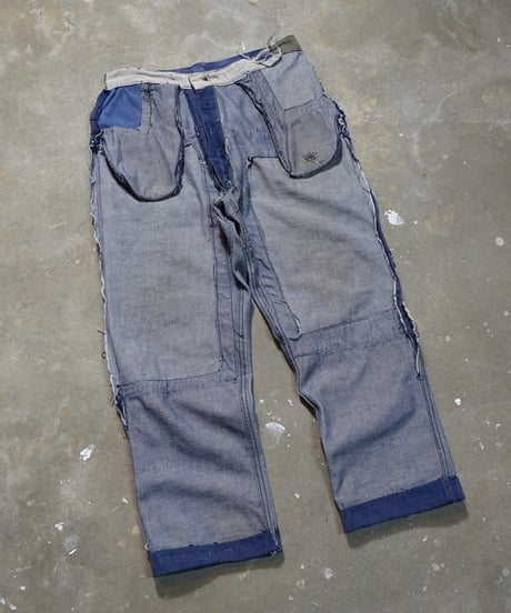 1940~50s French denim work pants