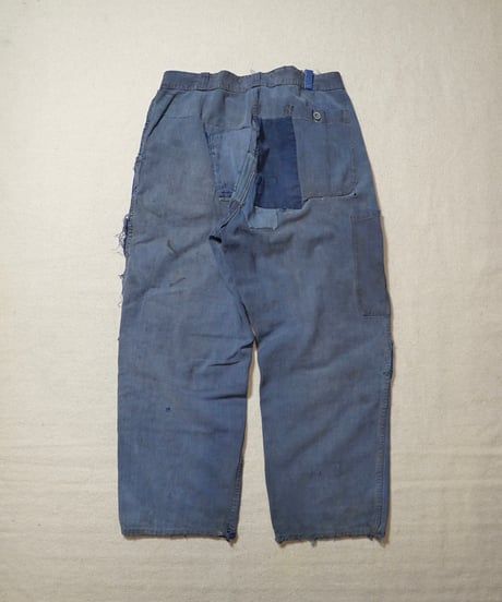 1950s French cotton twill work pants “VULCAIN”