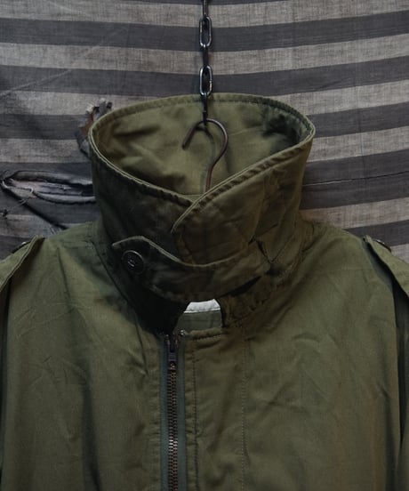 1970s French air forces flight jacket with boa