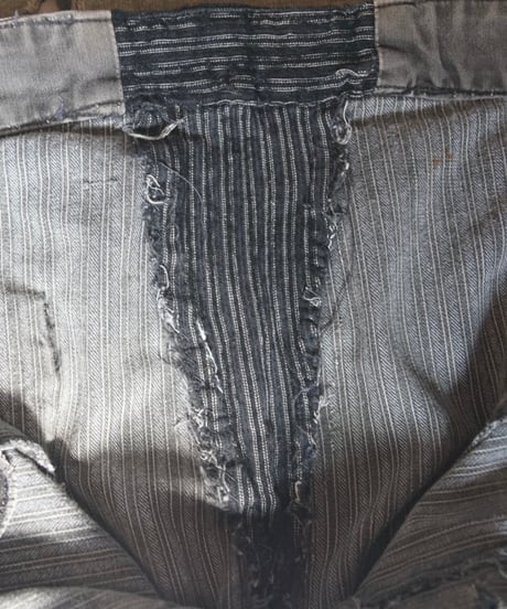 1950~60s French cotton stripe work pants