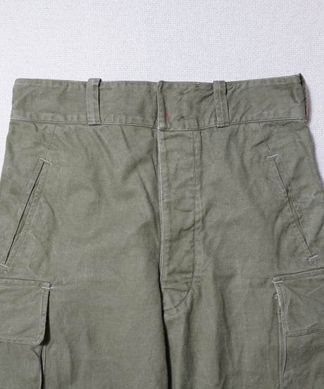 1940~50s French army M-47 cargo pants “early model”
