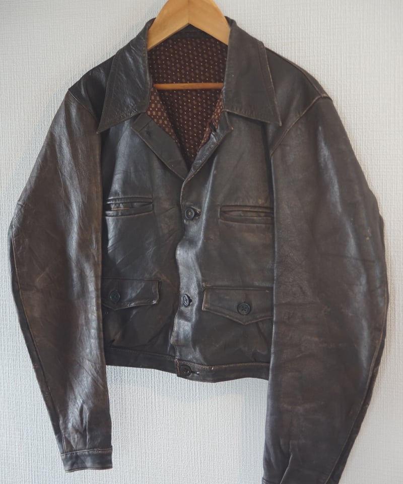 1940s German leather jacket type Hartmann | loz