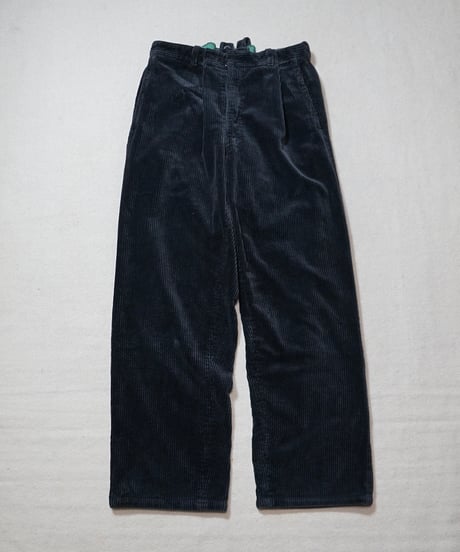 1950s German black corduroy work pants