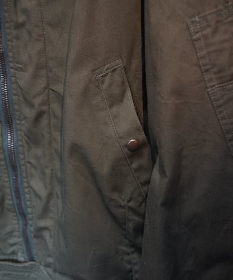 1970s French air forces flight jacket with boa