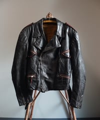 1940s German army motorcycle leather jacket