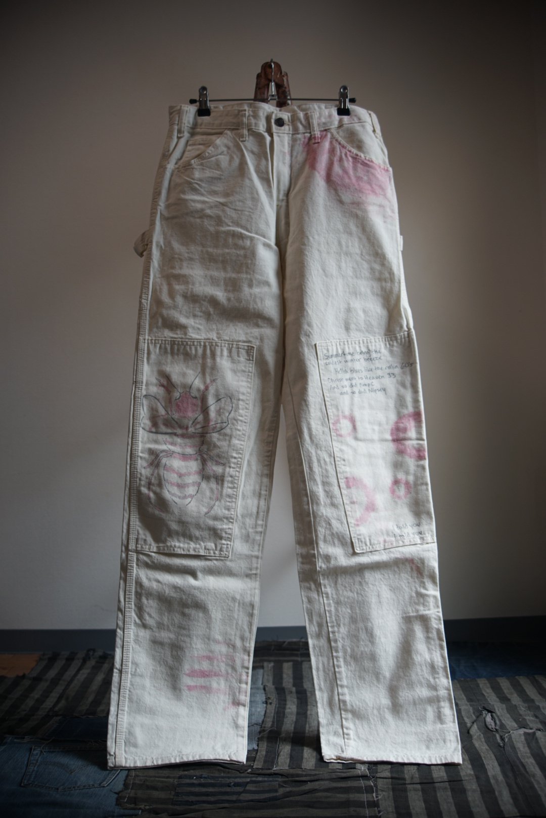 1990~00s Dickies double knee painter pants 