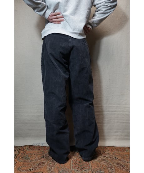1960~70s German black corduroy logger work pants