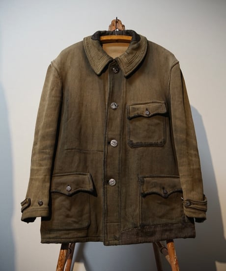 1940s French cotton pique hunting jacket “Le Fermier”