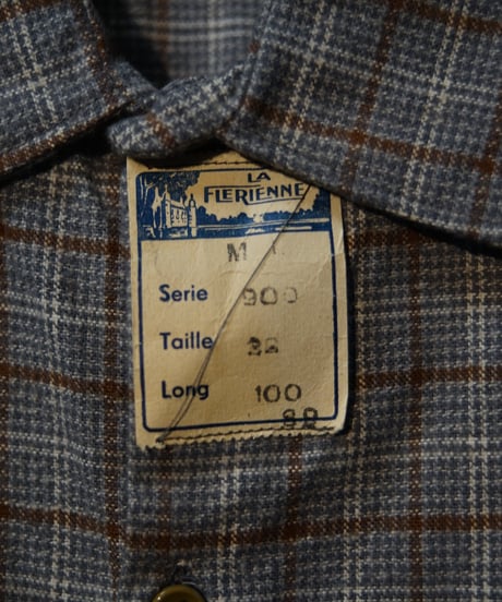 1960s French grandpa shirt “dead stock”