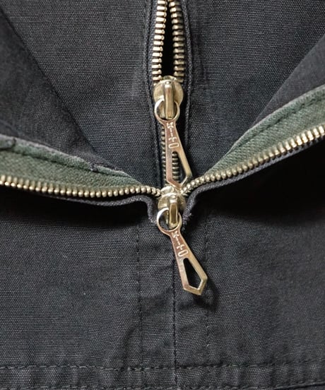 1950s Finnish black cotton anorak