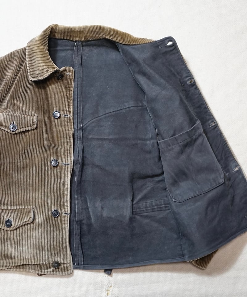 1940s Belgian double breasted forestiere jacke
