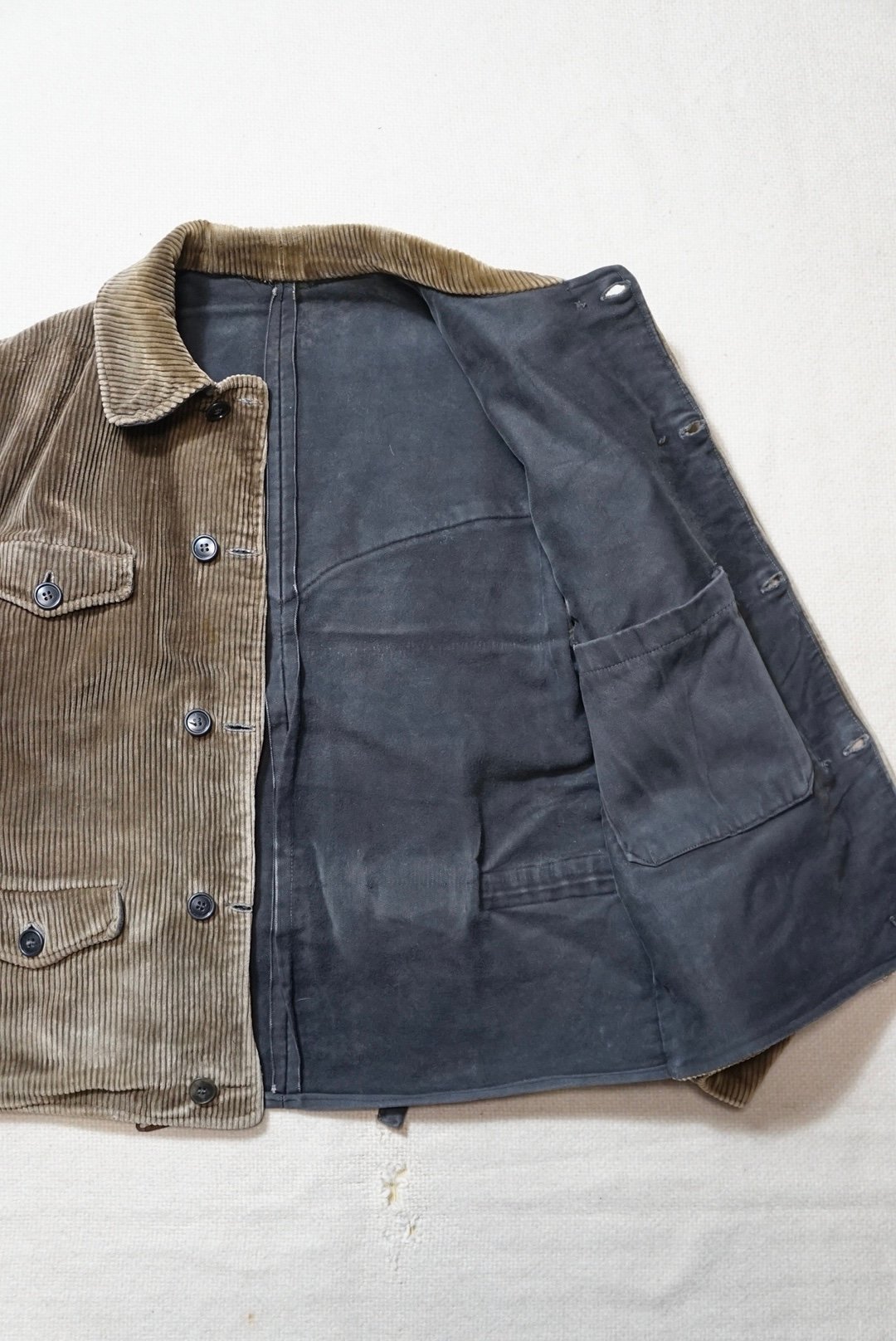 1940s Belgian double breasted forestiere jacke