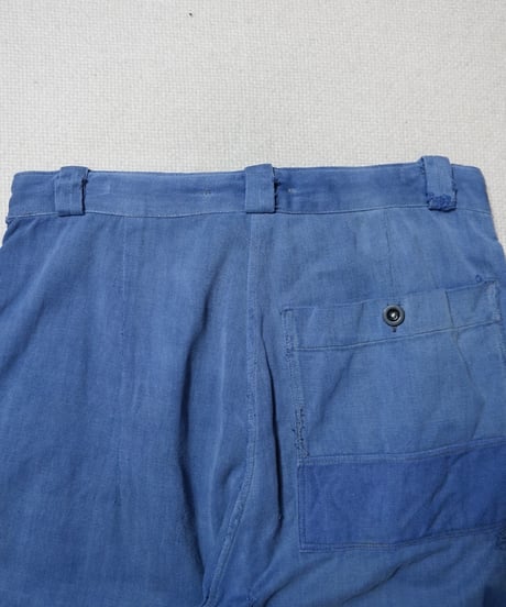 1950s French light moleskin work pants
