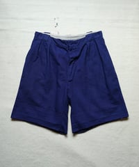 1940s French work indigo métis shorts