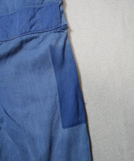 1950s French light moleskin work pants