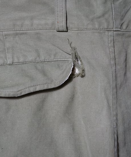 1940~50s French army M-47 cargo pants “early model”
