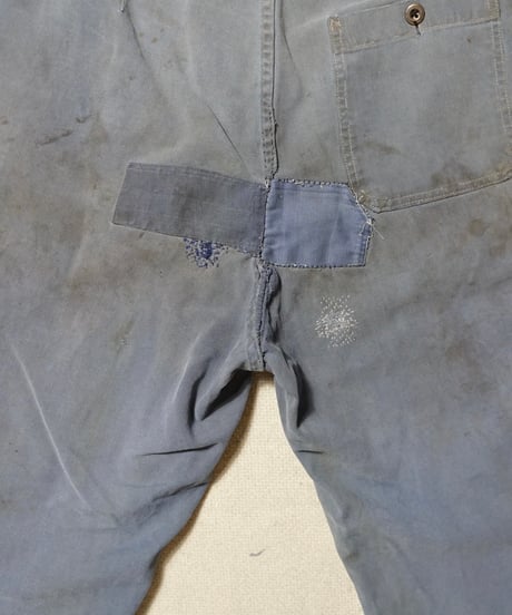 1950s French cotton twill work pants “VULCAIN”