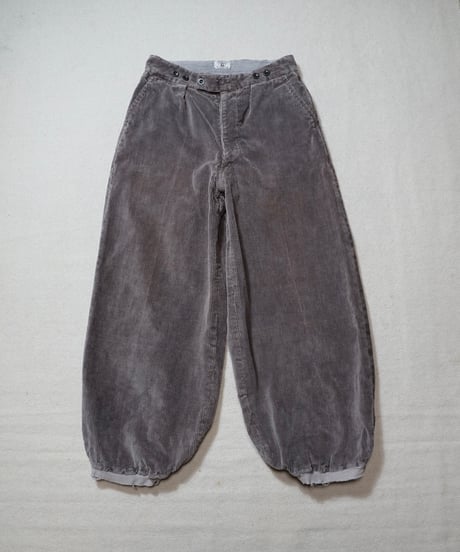 1940~50s German corduroy knickerbockers pants