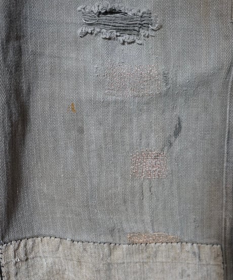 1950~60s French cotton herringbone work pants