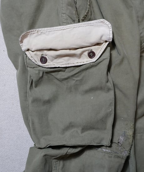 1940~50s French army M-47 cargo pants “early model”