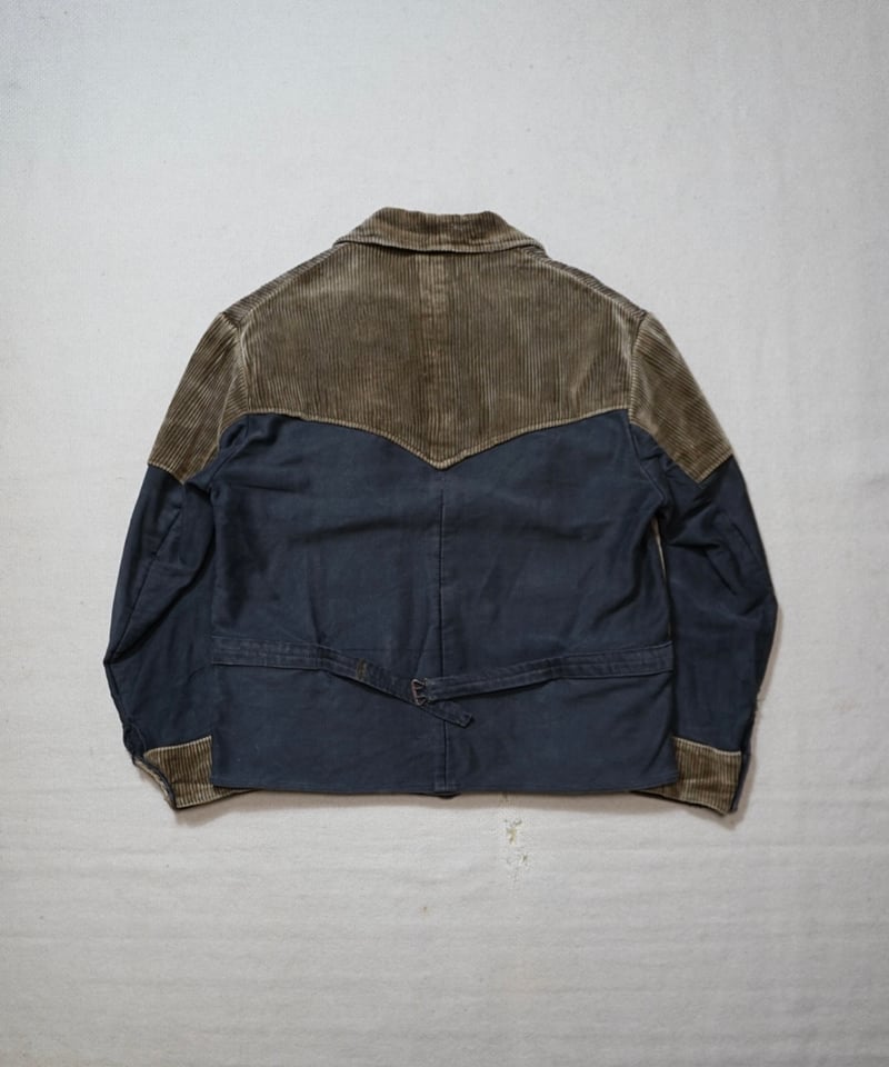 n*様 40s ベルギー　ダブルブレスト　フォレスティエール　ジャケット 1940s Belgian double breasted forestiere jacke