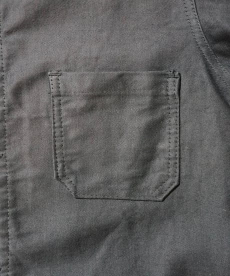 1960s French black moleskin work jacket