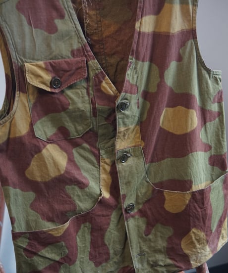 1960s Italian Sanmarco camouflage vest ‘‘TELO MIMETICO‘‘