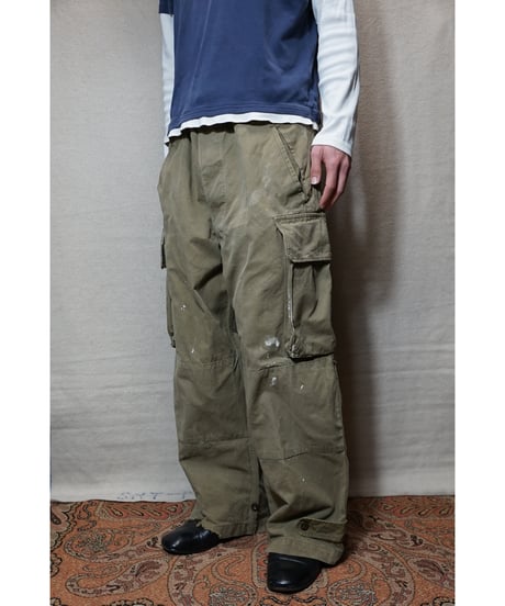 1950s French army M-47 cargo pants “Hopsack”