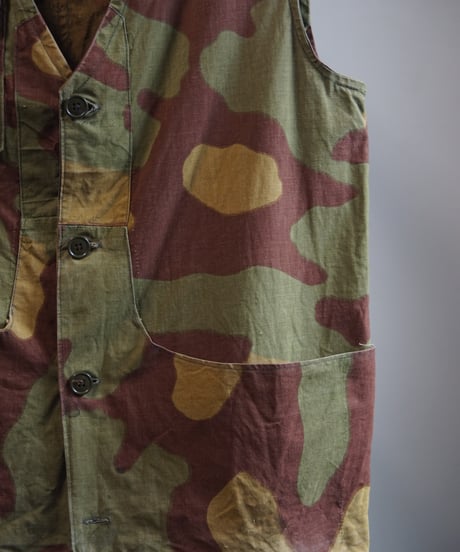 1960s Italian Sanmarco camouflage vest ‘‘TELO MIMETICO‘‘