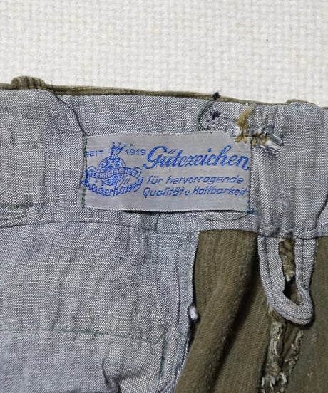 1940s German corduroy painter work pants