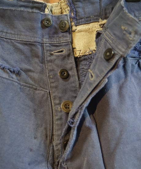1950s French work trousers “patchwork”
