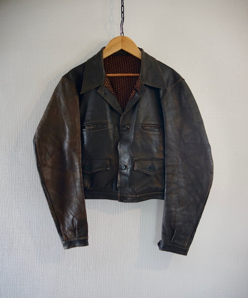 1940s German leather jacket type Hartmann | loz