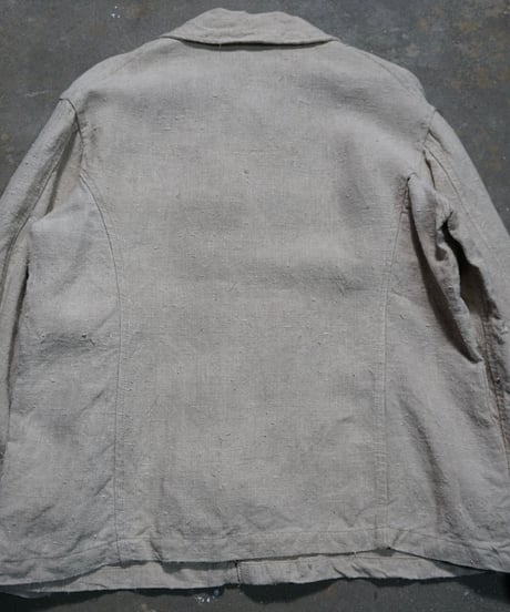 French work-style jacket made of antique linen