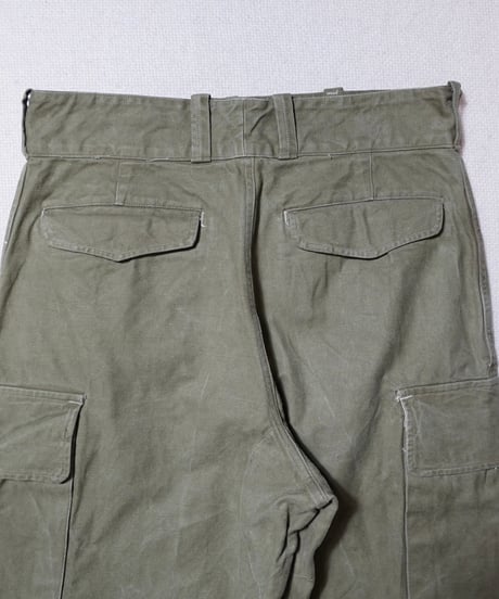 1940~50s French army M-47 cargo pants “early model”