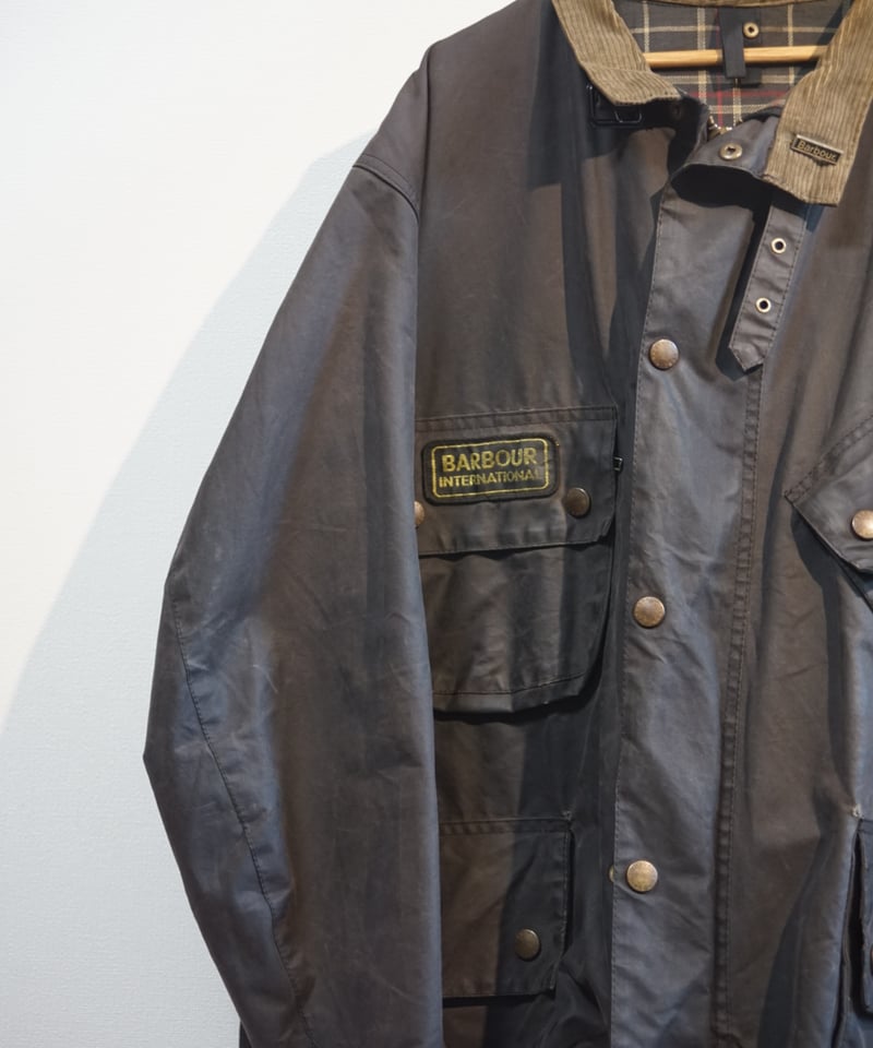 90s barbour international 1997年 オイルド 97年製 90年代 英国製 Barbour INTERNATIONAL SUIT バブアー