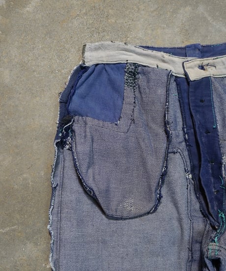 1940~50s French denim work pants