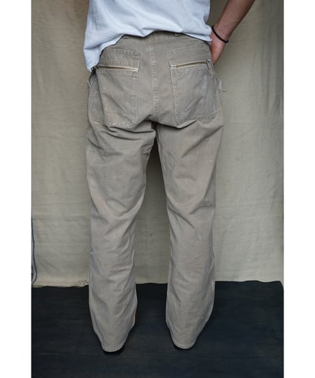 1960s French Helicopter mechanic pants “CIGOGNE AVIATION”