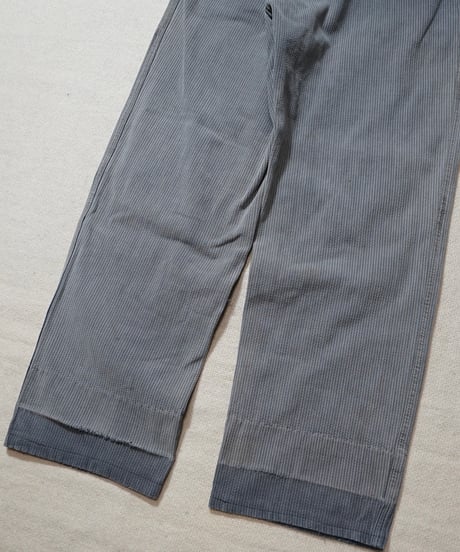 1950s French cotton stripe work pants