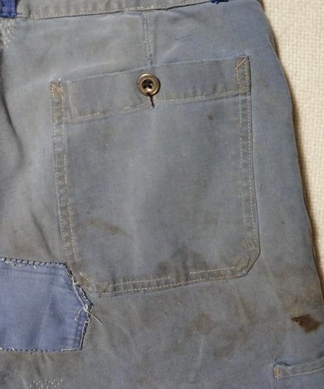 1950s French cotton twill work pants “VULCAIN”